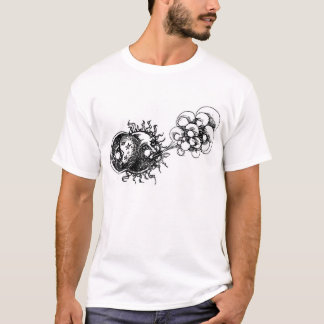 半月、太陽および風 Tシャツ