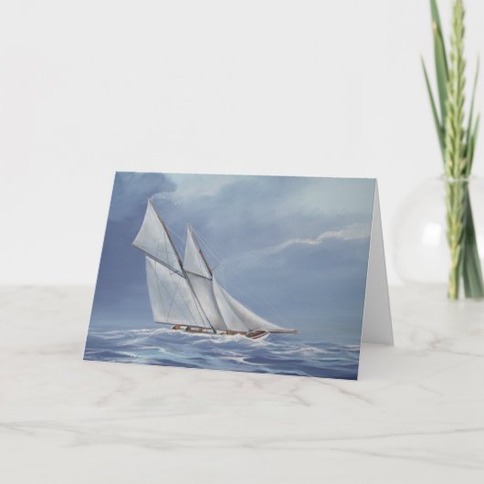 半月 招待状 (正面)