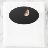 半月 楕円形シール (バッグ)