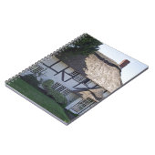 半木造の茅葺コテージ ノートブック (左側)