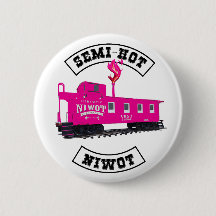 半熱Niwot 2-1/4"ボタン、火炎