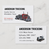 半燃料タンクローリー 名刺 (正面/裏面)