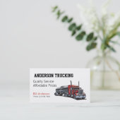 半燃料タンクローリー 名刺 (スタンド正面)