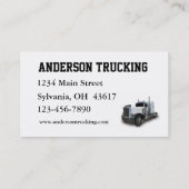 半燃料タンクローリー 名刺 (裏面)