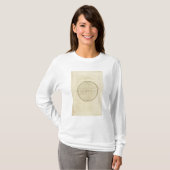 半球の地図 Tシャツ (正面フル)