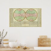 半球 ポスター (キッチン)