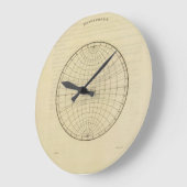 半球 ラージ壁時計 (傾斜)