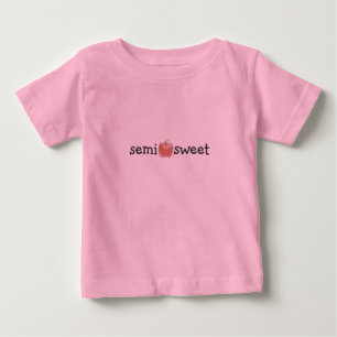 半甘いワイシャツ-りんご ベビーTシャツ