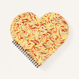 半生のキャベツ、黄色、珊瑚のように見える ノートブック