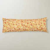 半生のキャベツ、黄色、珊瑚のように見える ボディピロー (裏面)