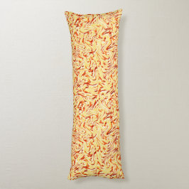 半生のキャベツ、黄色、珊瑚のように見える ボディピロー