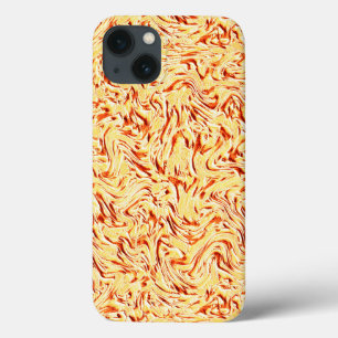 半生のキャベツ、黄色、珊瑚のように見える iPhone 13ケース