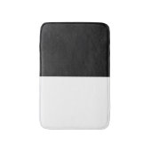 半白ハーフブラック バスマット (正面縦)