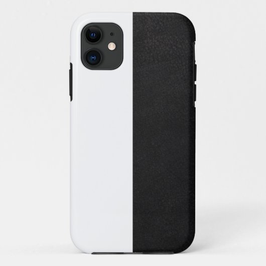 半白半黒風呂マットバンダナ Case-Mate iPhoneケース (裏面)
