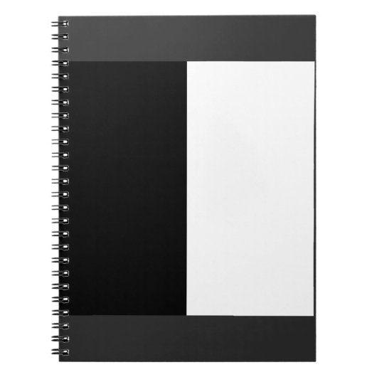半白半黒、半黒半白 ノートブック (正面)