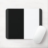 半白半黒、半黒半白 マウスパッド (マウス)