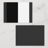 半白半黒、半黒半白 名刺 (正面/裏面)