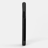 半白半黒、半黒半白 Case-Mate iPhoneケース (裏面/右)