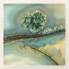 半石の中大切に ガラスコースター