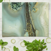 半石の中大切に キッチンタオル (折り畳み)