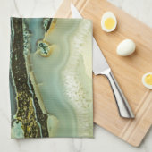 半石の中大切に キッチンタオル (四つ折り)