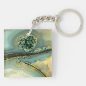 半石の中大切に キーホルダー (裏面)