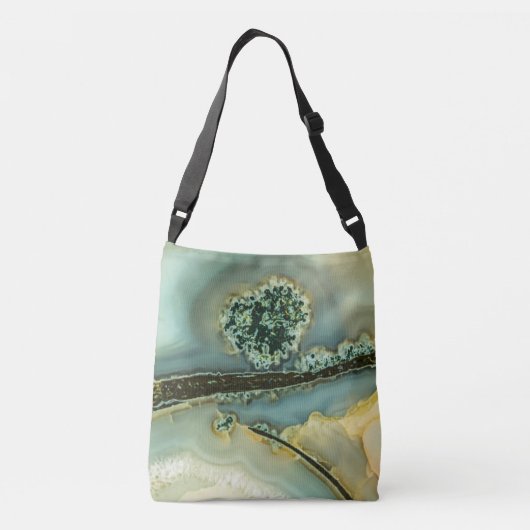 半石の中大切に クロスボディバッグ (裏面)