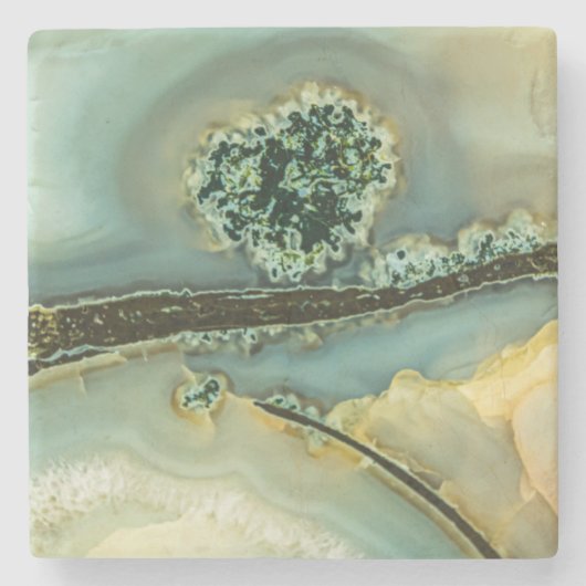 半石の中大切に ストーンコースター (正面)