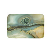 半石の中大切に バスマット (正面)