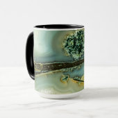 半石の中大切に マグカップ (正面左)