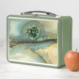 半石の中大切に メタルランチボックス