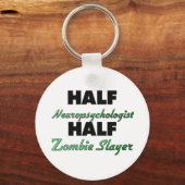 半神経心理学者ハーフゾンビ層 キーホルダー (正面)