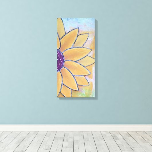 半花 キャンバスプリント (インサイチュ (ウッドフロア))