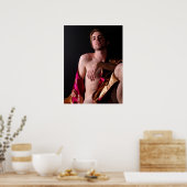半裸男性モデル ポスター (キッチン)