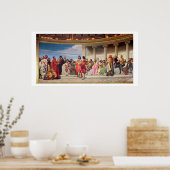 半輪車：全年齢芸術家、漢の詳細離れ。 ポスター (キッチン)