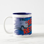 半退職した ツートーンマグカップ (左)