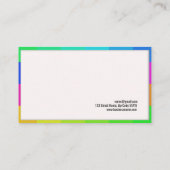 半透明なベビーの這う名刺 名刺 (裏面)