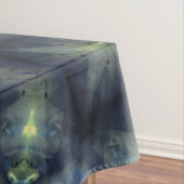 半透明な水晶万華鏡のように千変万化するパターンの曼荼羅 テーブルクロス (インサイチュ)