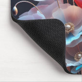 半透明のケシ マウスパッド (コーナー)