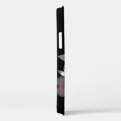 半透明の花を黒のCase-Mate iPhoneケースに Case-Mate iPhoneケース (裏面 / 右)