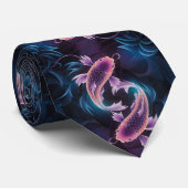 半透明カラフルのエキゾチック魚水槽 ネクタイ (ロール)