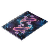 半透明カラフルのエキゾチック魚水槽 ノートブック (左側)