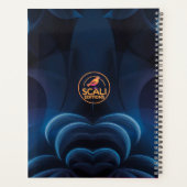 半透明カラフルのエキゾチック魚水槽 プランナー手帳 (裏面)