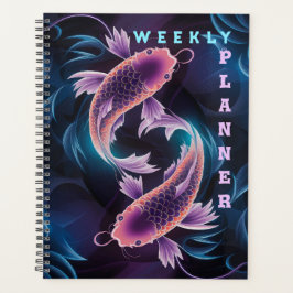 半透明カラフルのエキゾチック魚水槽 プランナー手帳