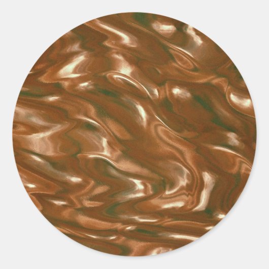 半透明テクスチャガラスボトル ラウンドシール (正面)