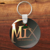 半透明ミックスキーチェーン キーホルダー (正面)