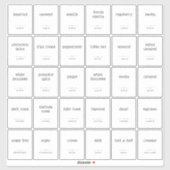 半透明澄んの2 x 2.5インチコーヒーバーラベルシール シール (シート)