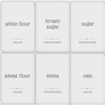 半透明澄んの2x3カスタムインチのパネルラベル