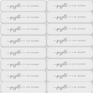 半透明澄んメイクアップラベル、リップグロスバームなど シール