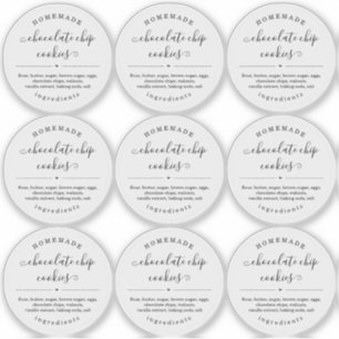 半透明澄ん自家製食品ラベルシール シール